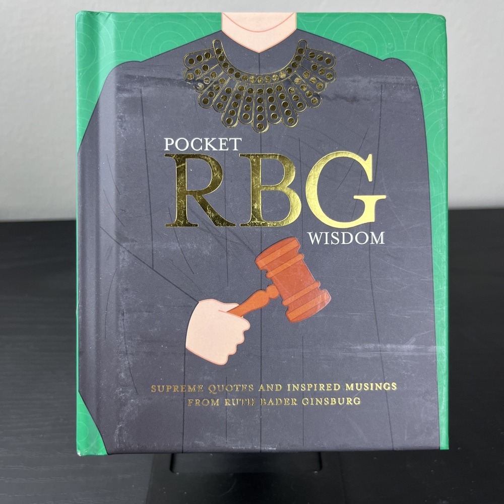 RGB‎ Wisdom Ruth Bader Ginsburg Pocket Hardcover 2019 Quotes Book